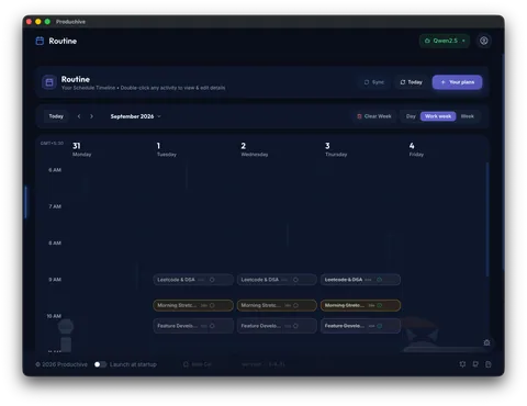 Routine & Schedule 1