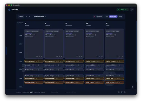 Routine & Schedule 5